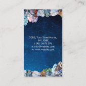 Kleurrijk Visitekaartje van Crystals Cluster (Achterkant)