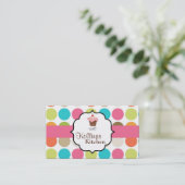 Kleurrijk Visitekaartje van de lakbakkerij van de  (Staand voorkant)