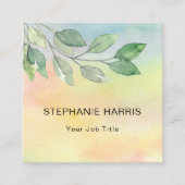 Kleurrijk visitekaartje van de olievlek (Voorkant)