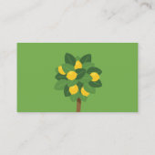 Kleurrijk Visitekaartje voor landschapsarchitectuu (Achterkant)