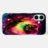 Kleurrijk vlinder Kat Case-Mate iPhone Case (Achterkant (horizontaal))