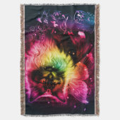 Kleurrijk vlinder Kat Deken (Voorkant Verticaal)