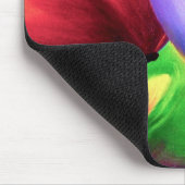 Kleurrijk vlinderschilderij op mousepad-kunst muismat (Hoek)