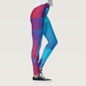Kleurrijk vloeibaar sterrenstelsel leggings (Rechts)