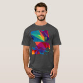 Kleurrijk vogelcadeau t-shirt (Voorkant volledig)