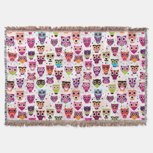 Kleurrijk vogelpatroon voor kinderen 2 deken (Voorkant)