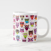 Kleurrijk vogelpatroon voor kinderen 2 grote koffiekop (Rechts)