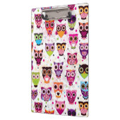 Kleurrijk vogelpatroon voor kinderen 2 klembord (Links)