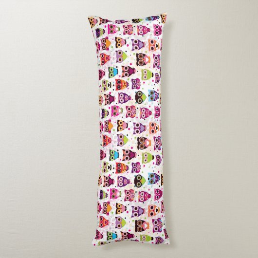 Kleurrijk vogelpatroon voor kinderen 2 lichaamskussen (Achterkant (Verticaal))