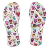 Kleurrijk vogelpatroon voor kinderen 2 teenslippers (Voetbed)