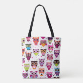 Kleurrijk vogelpatroon voor kinderen 2 tote bag (Achterkant)