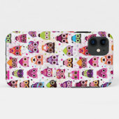 Kleurrijk vogelpatroon voor kinderen Case-Mate iPhone case (Achterkant (horizontaal))