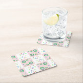 Kleurrijk vogelpatroon voor kinderen kartonnen onderzetters (Insitu)