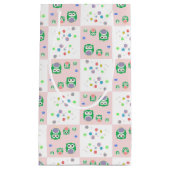 Kleurrijk vogelpatroon voor kinderen klein cadeauzakje (Voorkant)