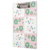 Kleurrijk vogelpatroon voor kinderen klembord (Links)