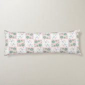 Kleurrijk vogelpatroon voor kinderen lichaamskussen (Achterkant)