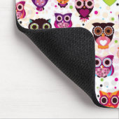 Kleurrijk vogelpatroon voor kinderen muismat (Hoek)