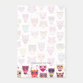 Kleurrijk vogelpatroon voor kinderen post-it® notes (Voorkant)