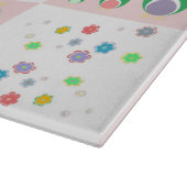 Kleurrijk vogelpatroon voor kinderen snijplank (Hoek)