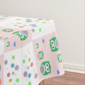 Kleurrijk vogelpatroon voor kinderen tafelkleed (Voorbeeld)