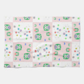 Kleurrijk vogelpatroon voor kinderen theedoek (Horizontaal)