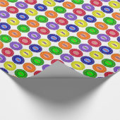 Kleurrijk vogelverlooppapier cadeaupapier (Hoek)