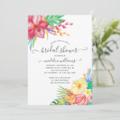 Kleurrijk Vrijgezellenfeest van het strand van Flo Kaart (Staand voorkant)