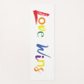 Kleurrijk, vrolijk, creatief design van Love Wins Yogamat (Voorkant)