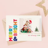 Kleurrijk Vrolijk en Helder Jaar In Review 4 Foto Feestdagenkaart