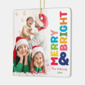 Kleurrijk Vrolijk en helder keramisch Ornament (Links)