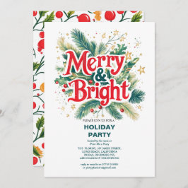 Kleurrijk vrolijk en helder kerstfeest