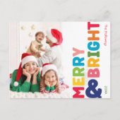 Kleurrijk Vrolijk en helder vakantie Briefkaart (Voorkant)