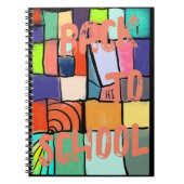 Kleurrijk, vrolijk, gastvrij, helder notitieboek (Voorkant)