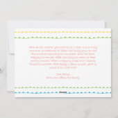 Kleurrijk vrolijk kerstjaar in Review 6 Foto Feestdagenkaart (Achterkant)