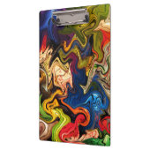 kleurrijk, vrolijk, kleurrijk + patroon, textiel klembord (Links)