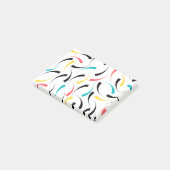 Kleurrijk, vrolijk, modern, trendy urban grafisch post-it® notes (Schuin)