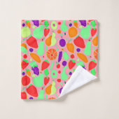 Kleurrijk Vruchtbaar Spectrumpatroon Bad Handdoek (Wasdoekje)