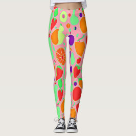Kleurrijk Vruchtbaar Spectrumpatroon Leggings