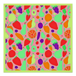 Kleurrijk Vruchtbaar Spectrumpatroon Perfect Poster