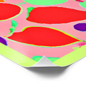 Kleurrijk Vruchtbaar Spectrumpatroon Perfect Poster (Hoek)