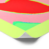 Kleurrijk Vruchtbaar Spectrumpatroon Poster (Hoek)