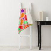 Kleurrijk Vruchtbaar Spectrumpatroon Sherpa Deken (In situ)