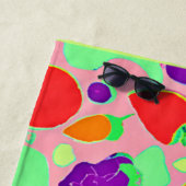 Kleurrijk Vruchtbaar Spectrumpatroon Strandlaken (In situ)