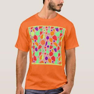 Kleurrijk Vruchtbaar Spectrumpatroon T-shirt