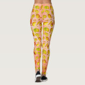 Kleurrijk vruchtpatroon leggings (Achterkant)