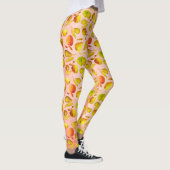 Kleurrijk vruchtpatroon leggings (Rechts)
