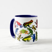 Kleurrijk, vun Poison Dart-kikkers, Mok van boomki (Voorkant links)