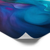 Kleurrijk vuur poster (Hoek)