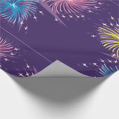 Kleurrijk vuurwerk inpakpapier