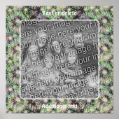 Kleurrijk vuurwerk Lijst Creëer Uw eigen foto Poster (Voorkant)